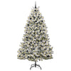 Albero di Natale artificiale Vidaxx con 300 LED verdi e bianchi, 240 cm in PVC e metallo