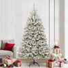 Albero di Natale artificiale Vidaxx con 300 LED verdi e bianchi, 240 cm in PVC e metallo