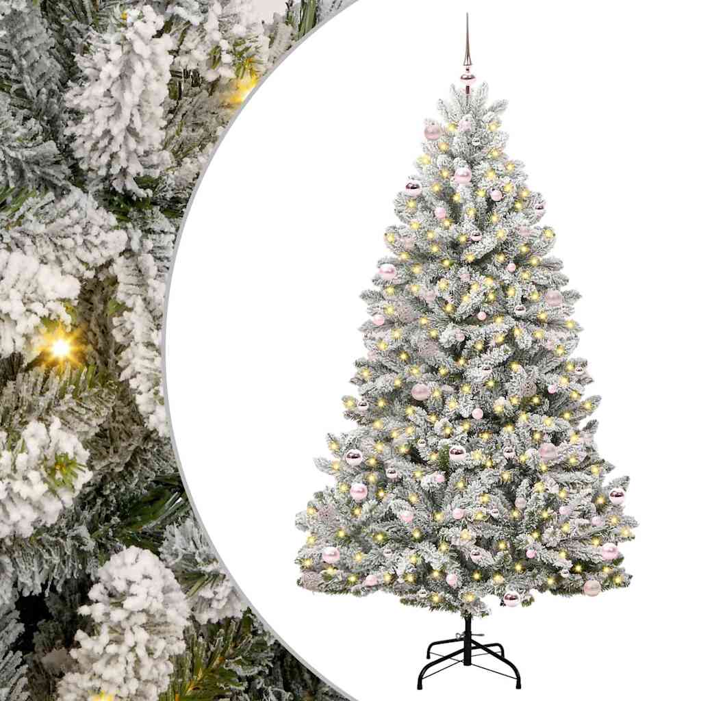 Árbol de Navidad artificial Vidaxx con 300 LED verdes y blancos, 240 cm PVC y metal