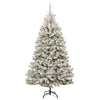Albero di Natale artificiale Vidaxx con 300 LED verdi e bianchi, 240 cm in PVC e metallo