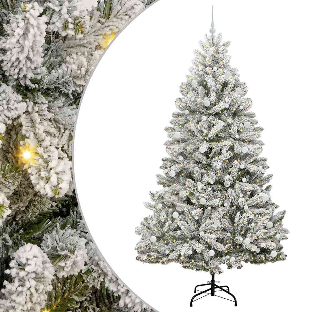 Árbol de Navidad artificial Vidaxx con 300 LED verdes y blancos, 240 cm PVC y metal