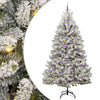 Albero di Natale artificiale Vidaxx con 300 LED verdi e bianchi, 240 cm in PVC e metallo