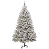 Albero di Natale artificiale Vidaxx con 300 LED verdi e bianchi, 240 cm in PVC e metallo