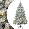 Albero di Natale artificiale Vidaxx con 300 LED verdi e bianchi, 240 cm in PVC e metallo