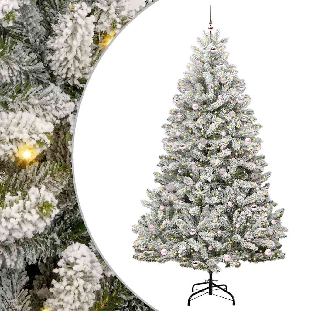 Árbol de Navidad artificial Vidaxx con 300 LED verdes y blancos, 270 cm PVC y metal