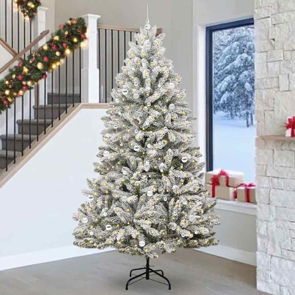Árbol de Navidad artificial Vidaxx con 300 LED verdes y blancos, 270 cm PVC y metal