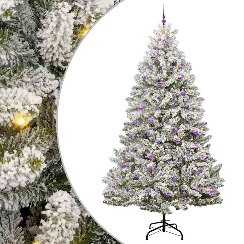 Árbol de Navidad artificial Vidaxx con 300 LED verdes y blancos, 270 cm PVC y metal