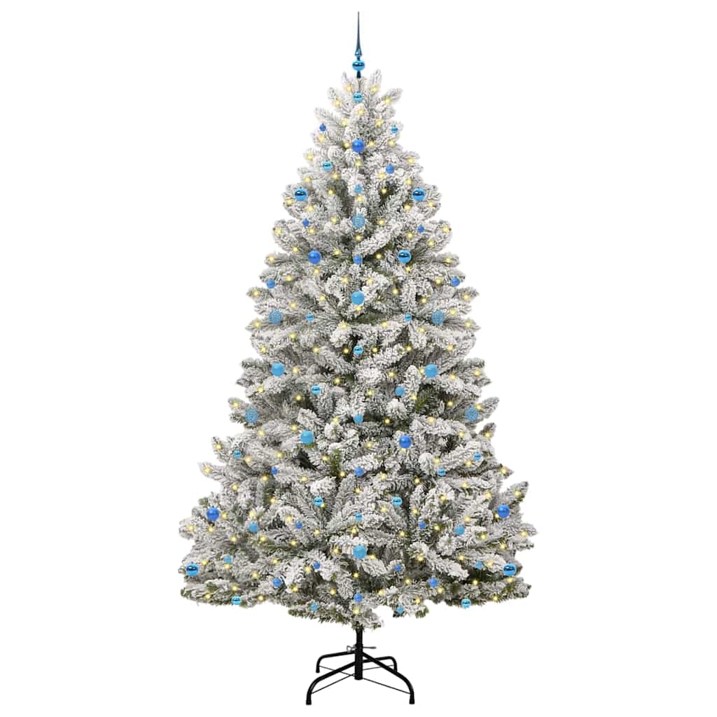 Albero di Natale artificiale Vidaxx con 300 LED verdi e bianchi, 270 cm in PVC e metallo