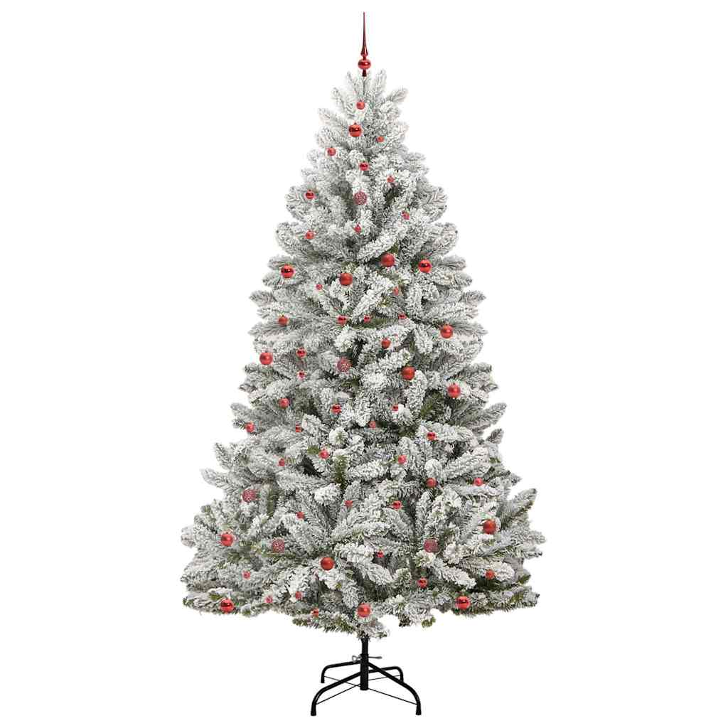 Albero di Natale artificiale Vidaxx con 300 LED verdi e bianchi, PVC e metallo da 300 cm