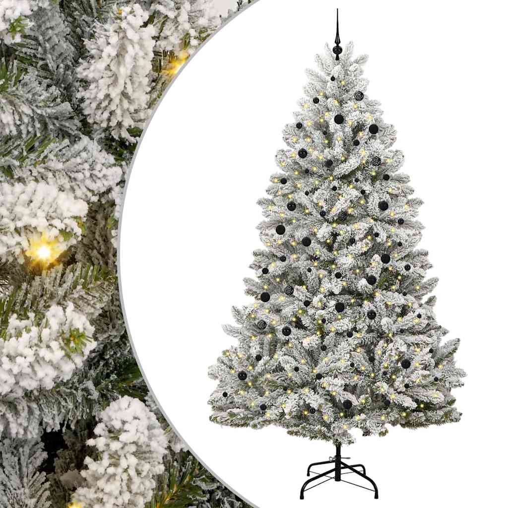 Albero di Natale artificiale Vidaxx con 300 LED verdi e bianchi, PVC e metallo da 300 cm