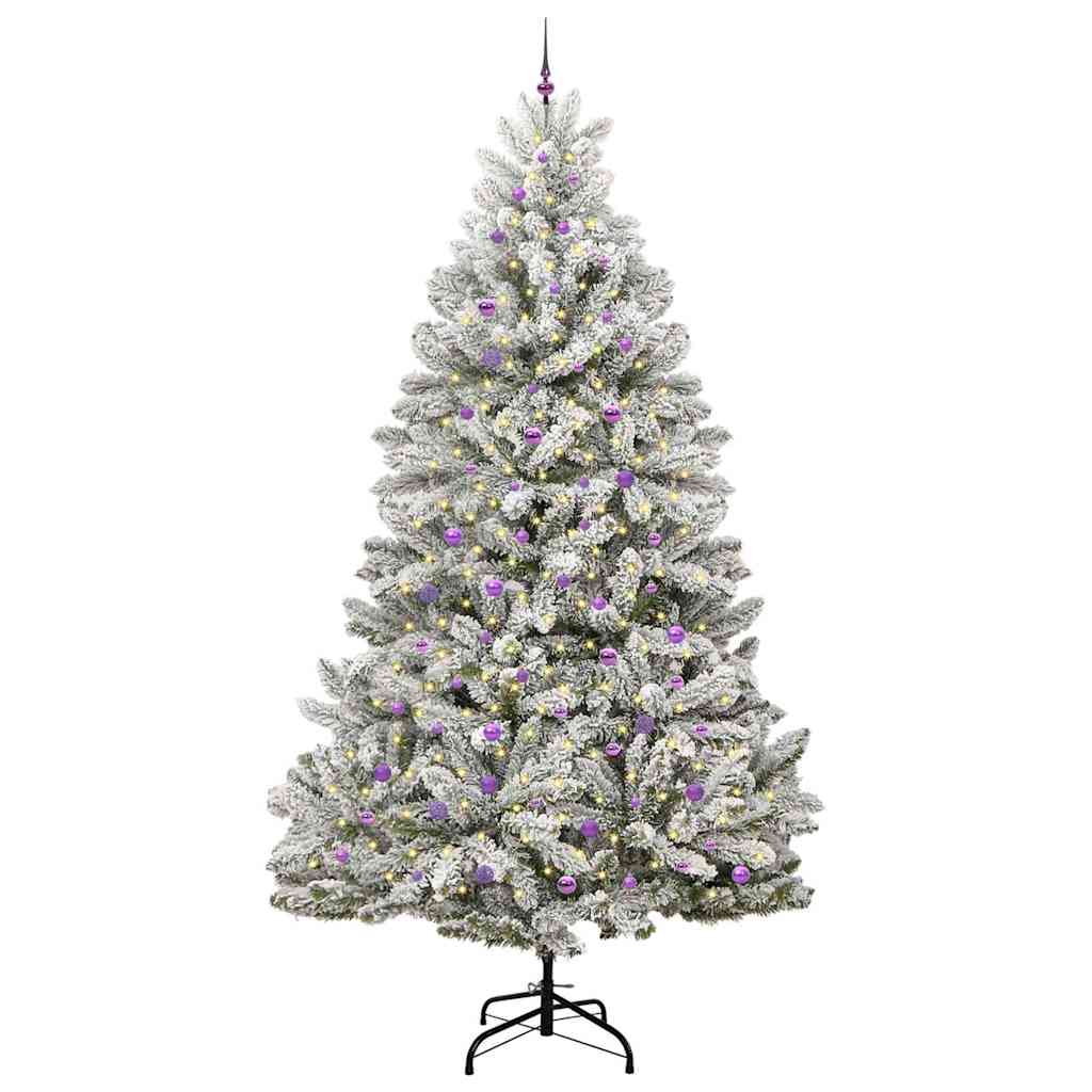 Albero di Natale artificiale Vidaxx con 300 LED verdi e bianchi, PVC e metallo da 300 cm