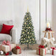 Albero di Natale artificiale VidaXL con 150 LED verdi, 120 cm in PVC e plastica e acciaio