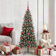 Albero di Natale artificiale VidaXL con 150 LED verdi, 150 cm in PVC e plastica e acciaio