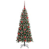 Albero di Natale artificiale VidaXL con 150 LED verdi, 150 cm in PVC e plastica e acciaio