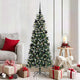 Albero di Natale artificiale VidaXL con 150 LED verdi, 150 cm in PVC e plastica e acciaio