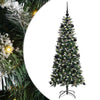 Albero di Natale artificiale VidaXL con 150 LED verdi, 150 cm in PVC e plastica e acciaio