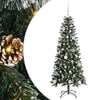 Vidaxl kunstkerstboom met 150 led groen 150 cm pvc en plastic en staal