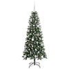 Vidaxl kunstkerstboom met 150 led groen 150 cm pvc en plastic en staal