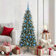 Albero di Natale artificiale VidaXL con 150 LED verdi, 150 cm in PVC e plastica e acciaio