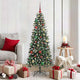 Albero di Natale artificiale VidaXL con 150 LED verdi, 150 cm in PVC e plastica e acciaio