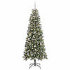 Vidaxx árbol de Navidad artificial con 300 LED verde 180 cm PVC y plástico y acero