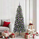 Albero di Natale artificiale Vidaxx con 300 LED verdi 180 cm in PVC e plastica e acciaio