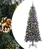 Albero di Natale artificiale Vidaxx con 300 LED verdi 180 cm in PVC e plastica e acciaio