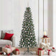 Albero di Natale artificiale VidaXL con 300 LED verdi, 210 cm in PVC e plastica e acciaio