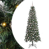 Albero di Natale artificiale VidaXL con 300 LED verdi, 210 cm in PVC e plastica e acciaio
