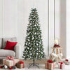 Árbol de Navidad artificial VidaXL con 300 LED verde, 210 cm PVC y plástico y acero