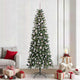 Albero di Natale artificiale Vidaxx con 300 LED verdi, 240 cm in PVC e plastica e acciaio