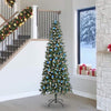 Vidaxl kunstkerstboom met 300 led groen 240 cm pvc en plastic en staal