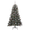 Albero di Natale artificiale VidaXL con 150 LED verdi, 150 cm in PVC e plastica e acciaio