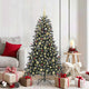 Albero di Natale artificiale VidaXL con 150 LED verdi, 150 cm in PVC e plastica e acciaio