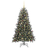 Vidaxl kunstkerstboom met 150 led groen 150 cm pvc en plastic en staal