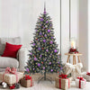 Árbol de Navidad artificial VidaXL con 150 LED verde, 150 cm PVC y plástico y acero