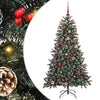Albero di Natale artificiale VidaXL con 150 LED verdi, 150 cm in PVC e plastica e acciaio