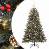 Albero di Natale artificiale Vidaxx con 300 LED verdi 180 cm in PVC e plastica e acciaio