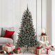 Albero di Natale artificiale Vidaxx con 300 LED verdi 180 cm in PVC e plastica e acciaio