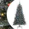 Vidaxl kunstkerstboom met 300 led groen 180 cm pvc en plastic en staal