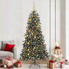 Albero di Natale artificiale VidaXL con 300 LED verdi, 210 cm in PVC e plastica e acciaio