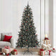 Albero di Natale artificiale Vidaxx con 300 LED verdi, 240 cm in PVC e plastica e acciaio