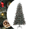 Árbol de Navidad artificial vidaxx con 300 LED verde, 240 cm PVC y plástico y acero