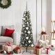 Albero di Natale artificiale VidaXL con 150 LED verdi, 120 cm in PVC e plastica e acciaio