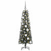Vidaxl kunstkerstboom met 150 led groen 120 cm pvc en plastic en staal