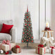 Albero di Natale artificiale VidaXL con 150 LED verdi, 120 cm in PVC e plastica e acciaio