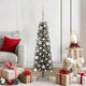 Albero di Natale artificiale VidaXL con 150 LED verdi, 120 cm in PVC e plastica e acciaio
