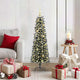 Albero di Natale artificiale VidaXL con 150 LED verdi, 120 cm in PVC e plastica e acciaio