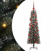 Albero di Natale artificiale VidaXL con 150 LED verdi, 150 cm in PVC e plastica e acciaio