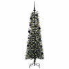 Vidaxl kunstkerstboom met 150 led groen 150 cm pvc en plastic en staal